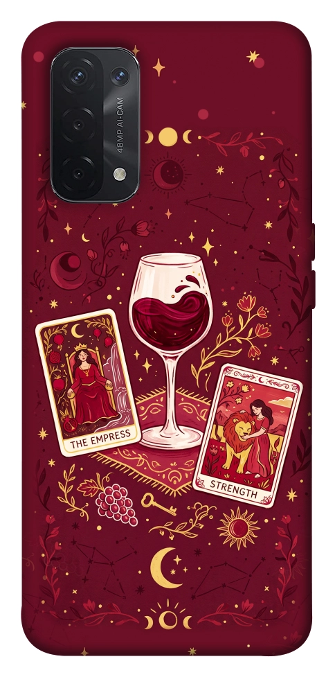 Чохол Wine card для Oppo A74 5G