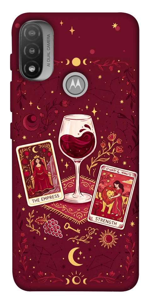 Чохол Wine card для Motorola Moto E20