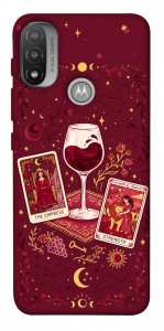 Чохол Wine card для Motorola Moto E20