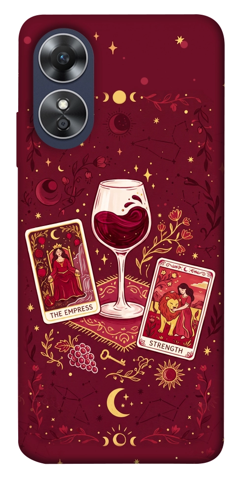 Чехол Wine card для Oppo A17