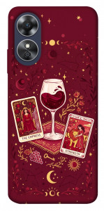 Чехол Wine card для Oppo A17