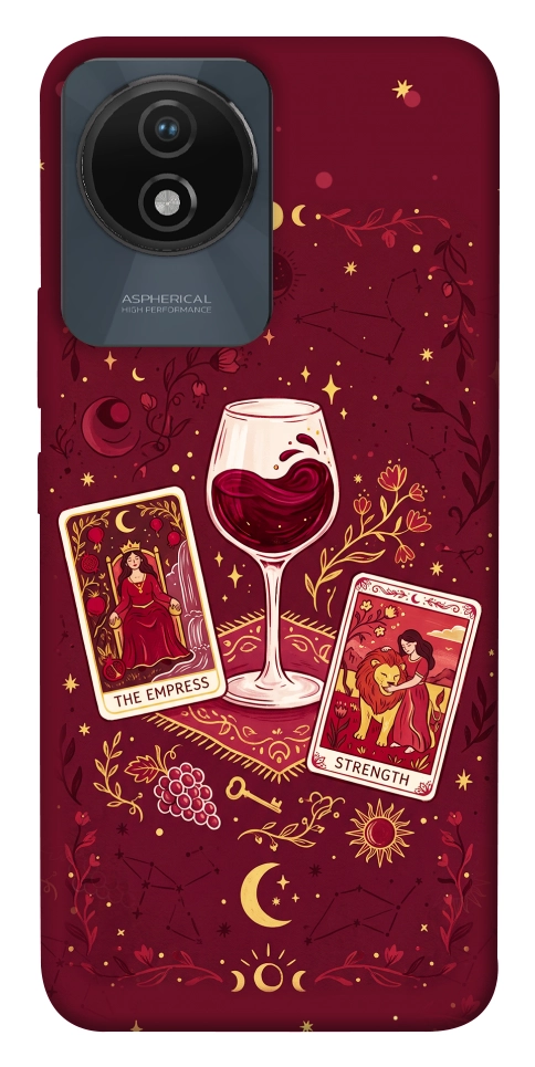 Чохол Wine card для Vivo Y02