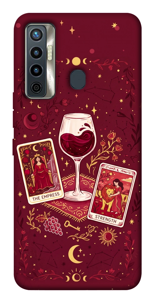 Чохол Wine card для TECNO Camon 17