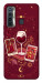 Чохол Wine card для TECNO Camon 17