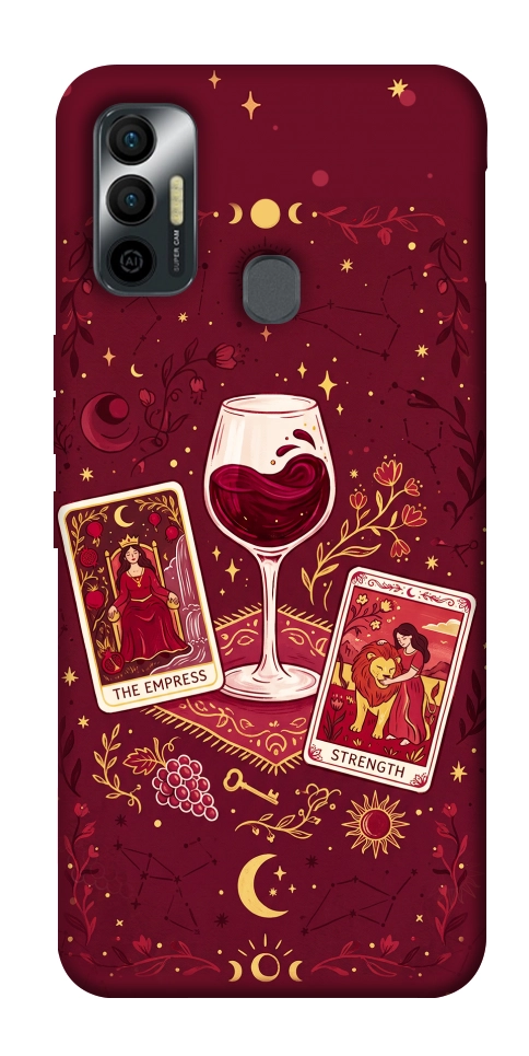 Чехол Wine card для TECNO Spark 7