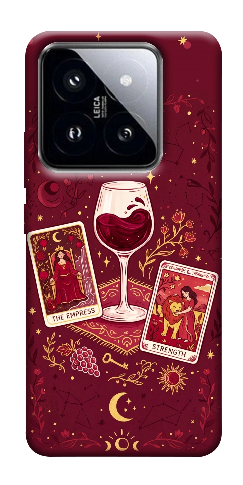 Чохол Wine card для Xiaomi 14 Pro