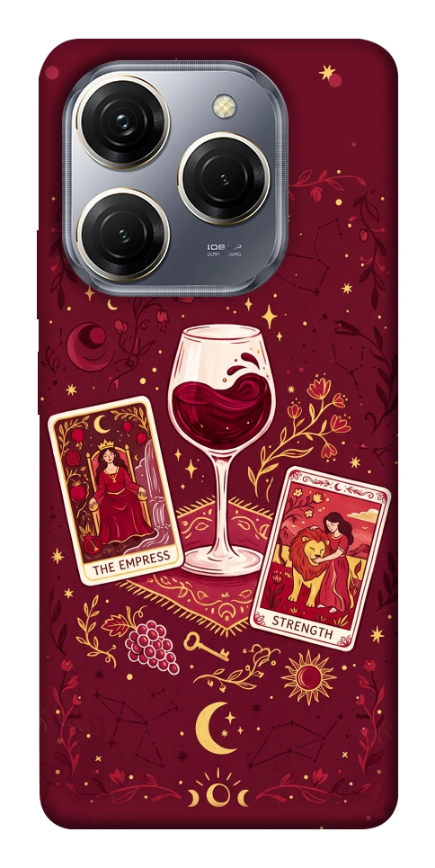 Чехол Wine card для TECNO Spark 20 Pro