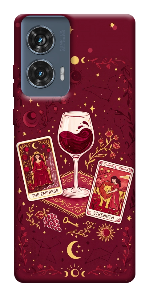 Чехол Wine card для Motorola Edge 50 Fusion