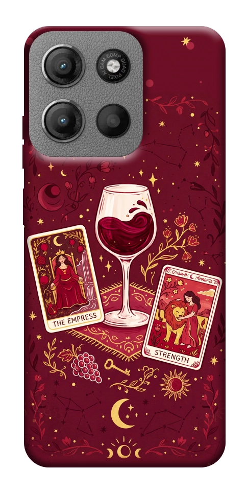 Чехол Wine card для Motorola Moto G15 4G