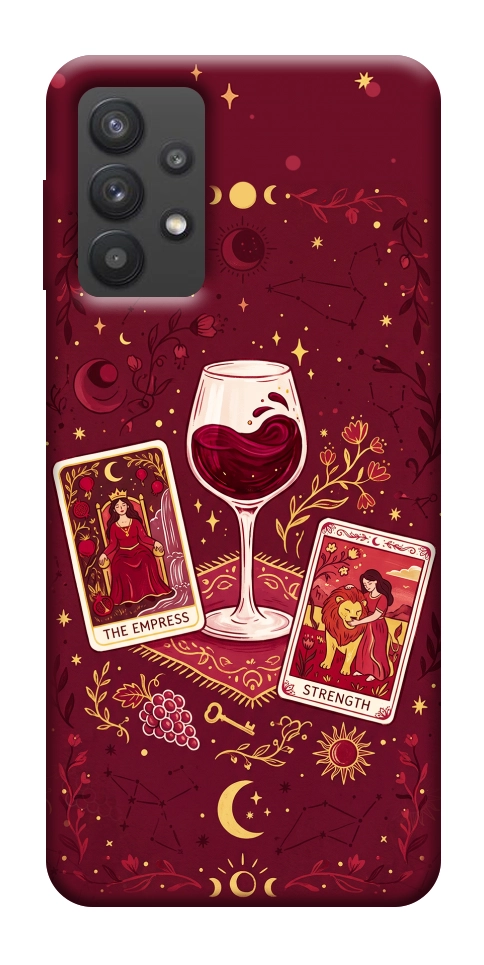 Чохол Wine card для Galaxy A32 5G