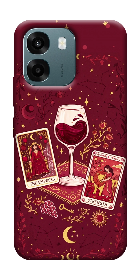 Чехол Wine card для Oppo A6