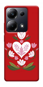 Чехол Квітуче серце для Xiaomi Poco M6