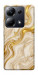 Чехол Liquid gold marble для Xiaomi Poco M6