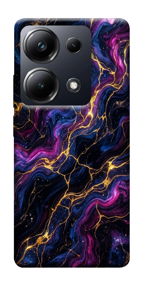 Чехол Purple space marble для Xiaomi Poco M6