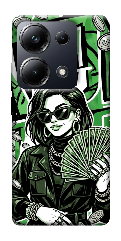 Чехол Money woman green для Xiaomi Poco M6