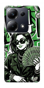 Чехол Money woman green для Xiaomi Poco M6