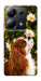 Чехол Flower spaniel для Xiaomi Poco M6