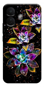 Чехол Flowers on black для Xiaomi Redmi Note 17 Pro