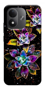 Чохол Flowers on black для Xiaomi Redmi Note 17