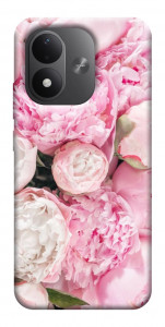 Чохол Pink peonies для Xiaomi Redmi Note 17