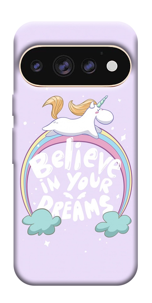 Чехол Believe in your dreams unicorn для Google Pixel 11 Pro XL