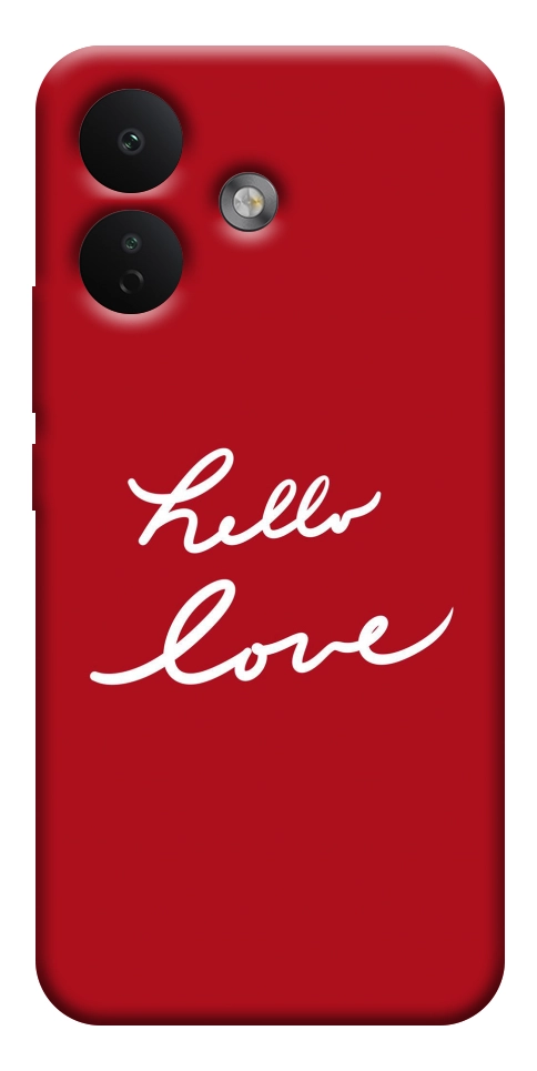 Чехол Hello love для Xiaomi Redmi Note 17 Pro