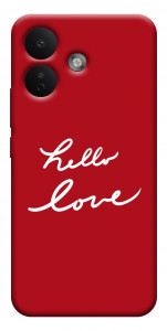 Чехол Hello love для Xiaomi Redmi Note 17 Pro
