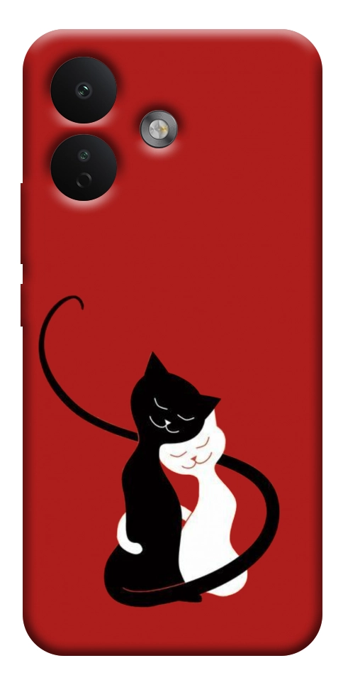 Чехол Влюбленные коты для Xiaomi Redmi Note 17 Pro