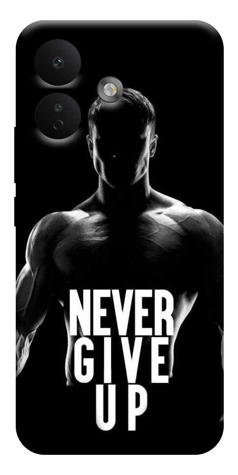 Чехол Never give up для Xiaomi Redmi Note 17 Pro