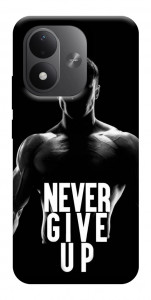 Чохол Never give up для Xiaomi Redmi Note 17