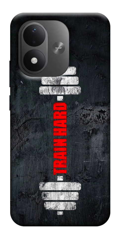 Чехол Train hard для Xiaomi Redmi Note 17