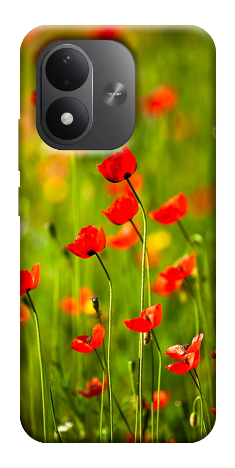 Чехол Маковое поле для Xiaomi Redmi Note 17