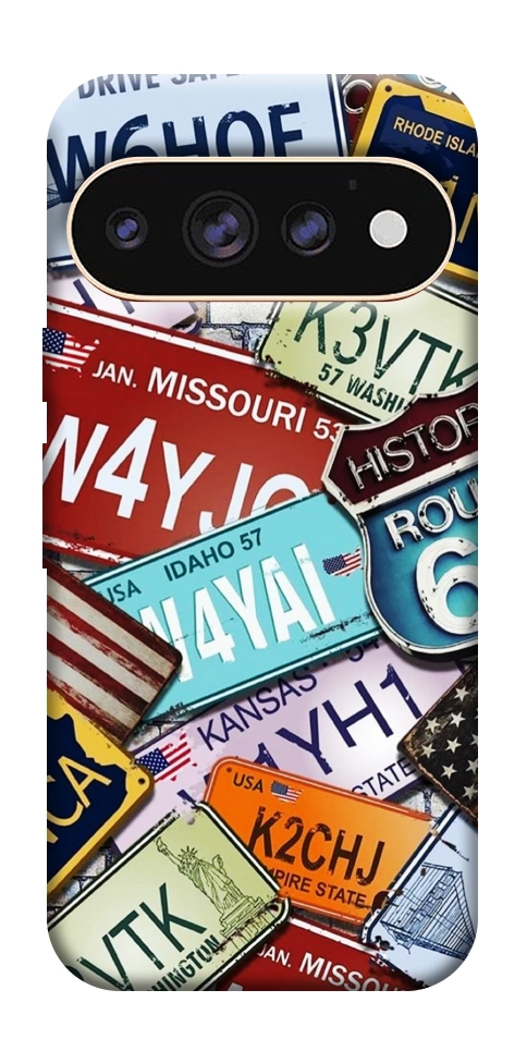 Чехол License plate для Google Pixel 11 Pro XL