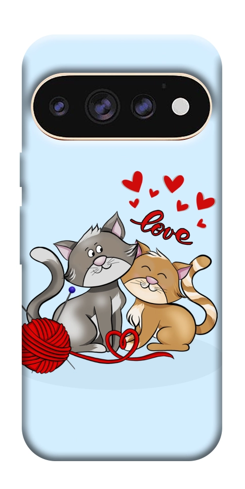 Чехол Два кота Love для Google Pixel 11 Pro XL
