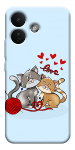 Чехол Два кота Love для Xiaomi Redmi Note 17 Pro