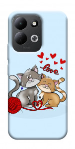 Чохол Два коти Love для Xiaomi Redmi 17