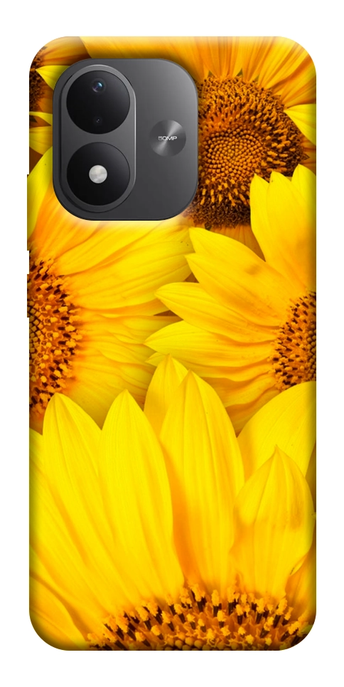 Чехол Букет подсолнухов для Xiaomi Redmi Note 17