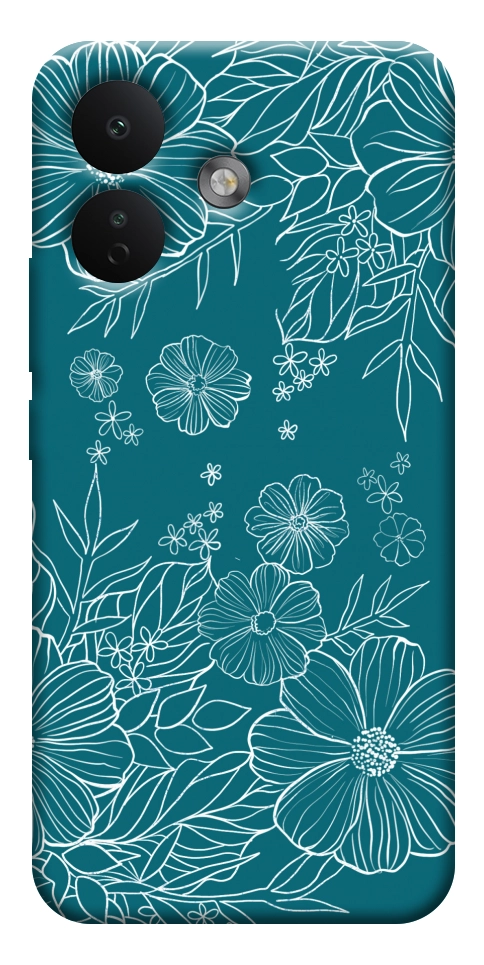 Чехол Botanical illustration для Xiaomi Redmi Note 17 Pro