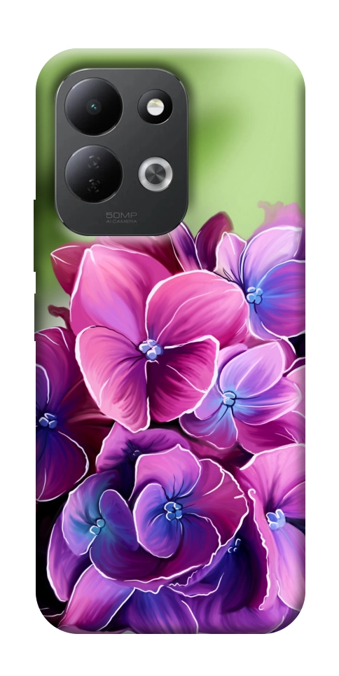 Чохол Мереживна гортензія для Xiaomi Redmi 17
