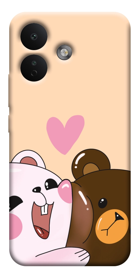 Чехол Медвежата для Xiaomi Redmi Note 17 Pro