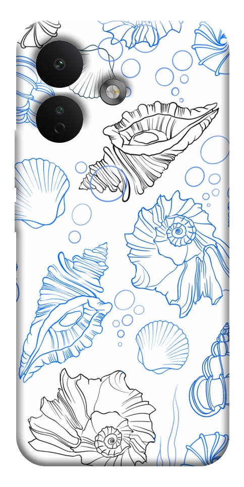 Чехол Морские ракушки для Xiaomi Redmi Note 17 Pro