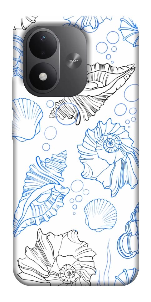 Чохол Морські мушлі для Xiaomi Redmi Note 17