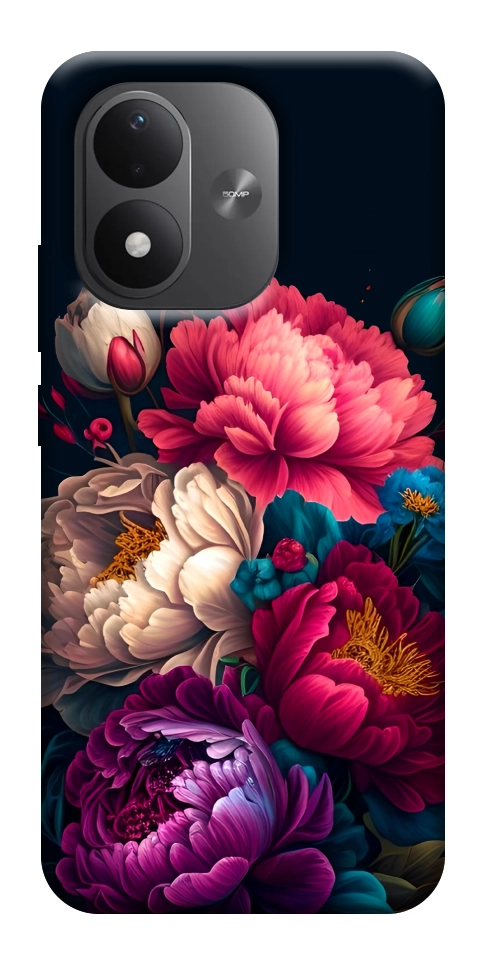 Чехол Букет цветов для Xiaomi Redmi Note 17