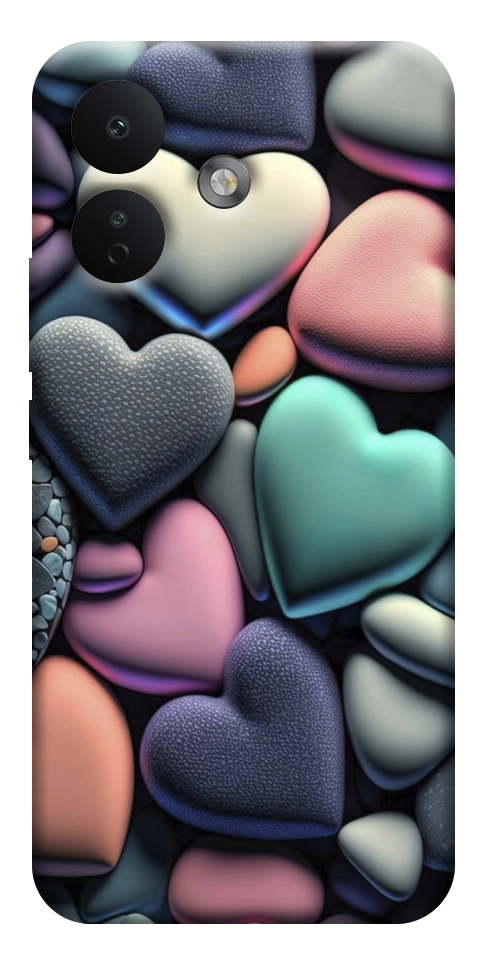 Чехол Каменные сердца для Xiaomi Redmi Note 17 Pro