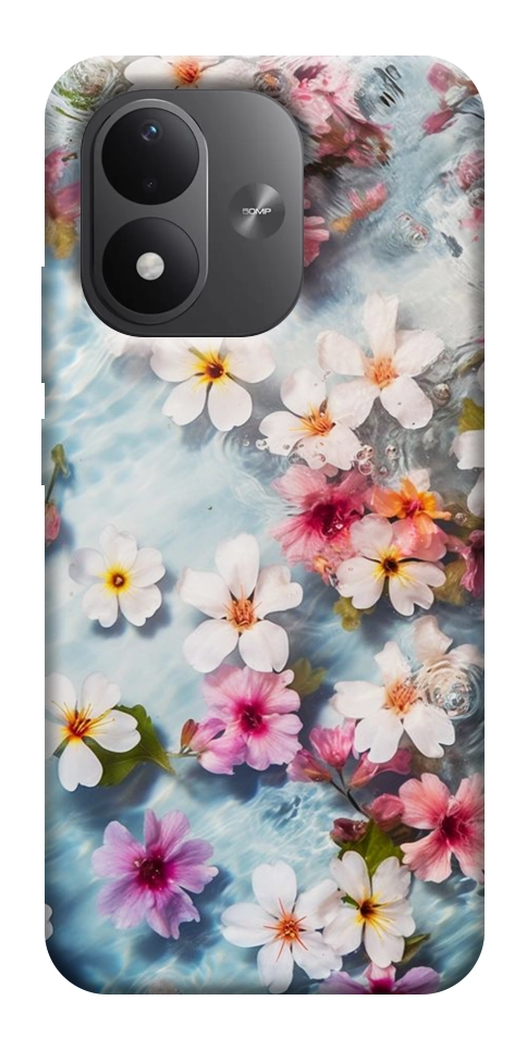 Чохол Floating flowers для Xiaomi Redmi Note 17