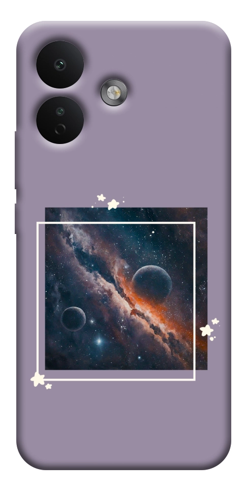 Чехол Космос в квадрате для Xiaomi Redmi Note 17 Pro