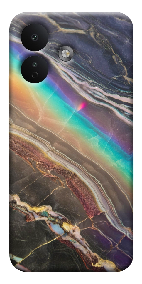 Чехол Радужный мрамор для Xiaomi Redmi Note 17 Pro