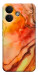 Чехол Красный коралл мрамор для Xiaomi Redmi Note 17 Pro