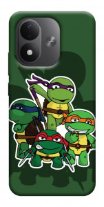 Чехол Green turtles для Xiaomi Redmi Note 17
