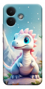 Чехол Белый дракоша для Xiaomi Redmi Note 17 Pro
